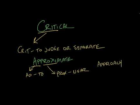 Видео: Критический, Наоборот, Приблизительно, Более того | Словарь | Академия Хана