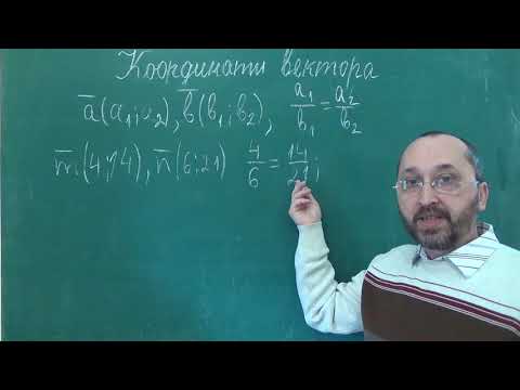 Видео: g091303 Властивості векторів Колінеарність векторів
