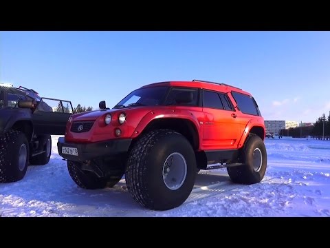 Видео: 2014 Викинг-29031. Вездеход-Амфибия. Обзор (интерьер, экстерьер). Тест -Драйв.