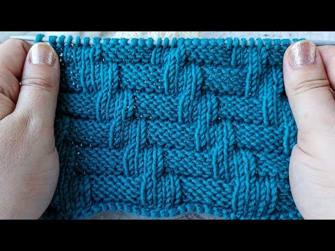 Видео: Узор имитация косы спицами. Мастер класс.