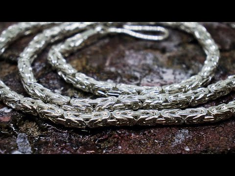 Видео: Плетение Лисий Хвост. Квадрат. Цепь из чистого серебра #НаЗаказ #MatsonJewellery