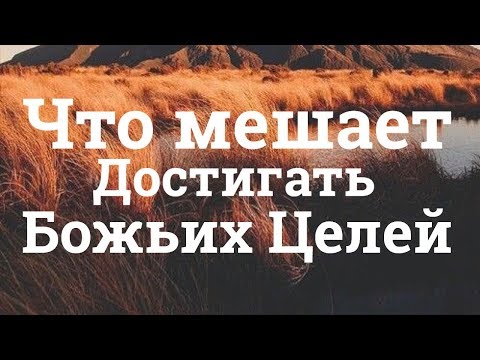 Видео: "Что Мешает Достигать Божиих Целей" | Игорь Цыба