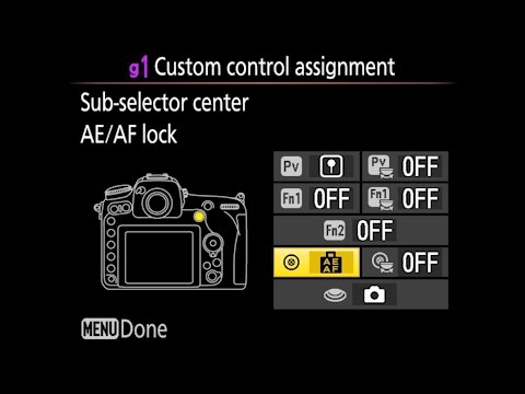 Видео: Обзор меню пользовательских настроек Nikon D500