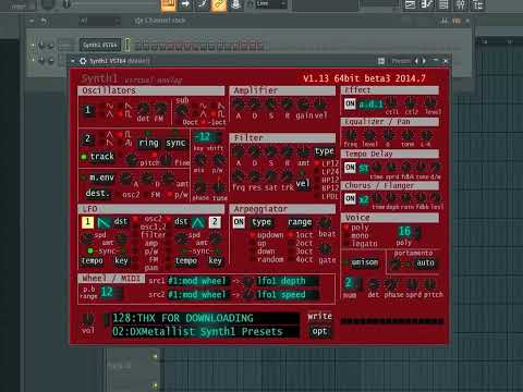 Видео: Обзор программного синтезатора Synth1