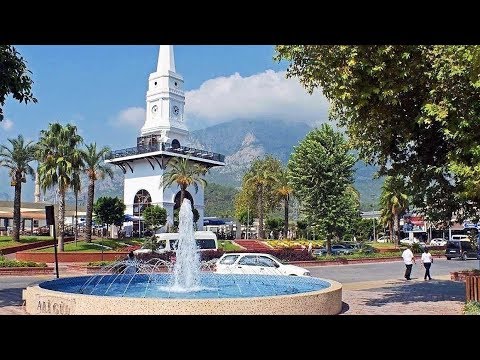 Видео: Прогулка по городу Кемер, часть 3/4, Турция