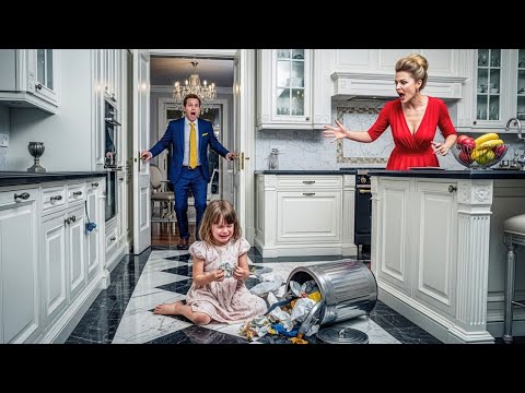 Видео: Маленькая девочка плакала и умоляла «Я больше не буду есть», пока миллионер не вернулся домой и…