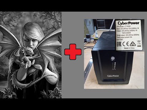 Видео: ЧПУ выжигатель + бесперебойник