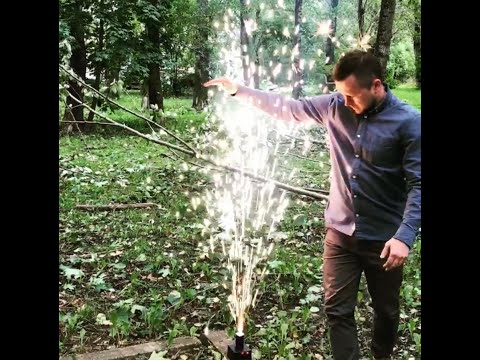 Видео: Холодные фонтаны на свадьбу, день рождения!