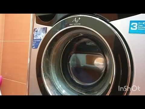 Видео: стирка на  Samsusng DIAMOND 6 .kg wf9592QR синтетика 40. 1200 с приколами