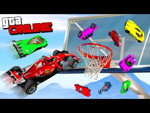 Видео: СМОЖЕТ ЛИ НОВАЯ ЧИТ ТАЧКА ЗАЛЕТЕТЬ В КОЛЬЦО НА СКОРОСТИ 2500 КМ/Ч? БАСКЕТБОЛ МАШИНАМИ В GTA ONLINE!