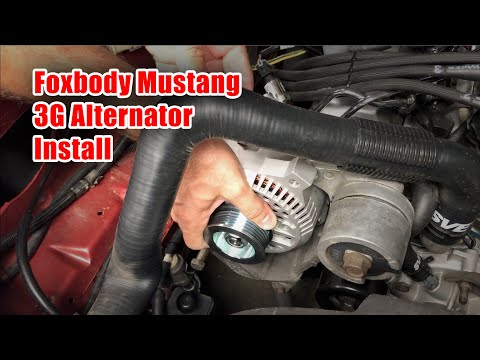 Видео: Установка и обновление генератора Foxbody Mustang 3G