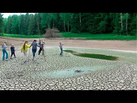Видео: 160613 Вода в озере исчезла вместе с рыбой
