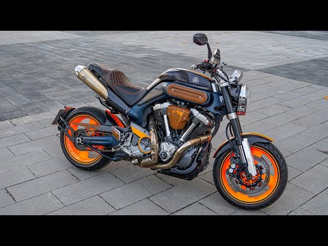 Видео: Yamaha MT-01 - Японский Confederate. Подробный обзор и тест-драйв.