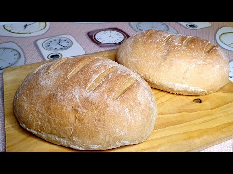 Видео: Домашен селски хляб от едно време!Bread!