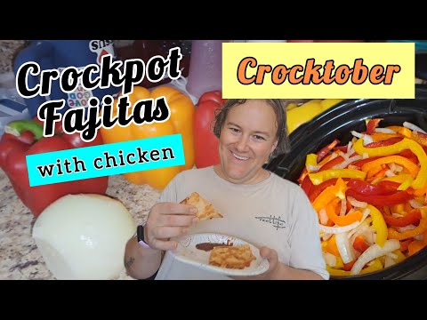 Видео: Рецепт семейного ужина с курицей фахитас в мультиварке Crocktober Easy