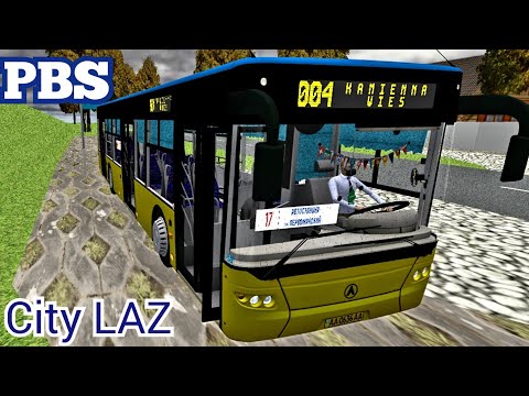Видео: PBSU CityLAZ-12 ЛАЗ 183 map Zerniki