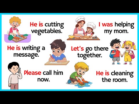 Видео: «100 повседневных предложений на английском языке | Учимся с помощью увлекательных заданий!» @Eve...