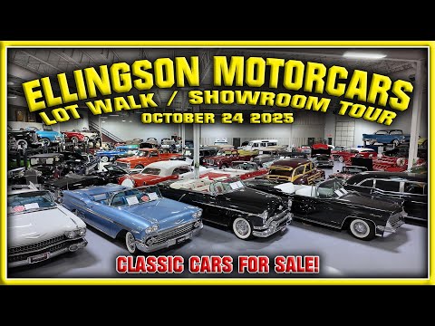 Видео: МНОГО ПРОГУЛОК!! КЛАССИЧЕСКИЕ АВТОМОБИЛИ НА ПРОДАЖУ!! Экскурсия по автосалону Ellingson Motorcars...
