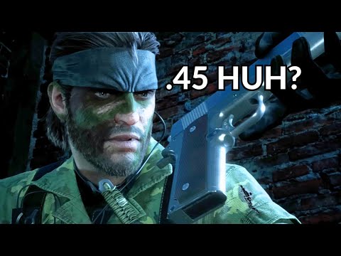 Видео: Снейк 9 минут увлечен оружием — Metal Gear Solid Delta Snake Eater