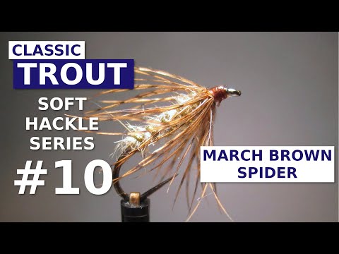 Видео: Вязание мушек из мартовского коричневого паука – мягкая ворсистая мокрая мушка