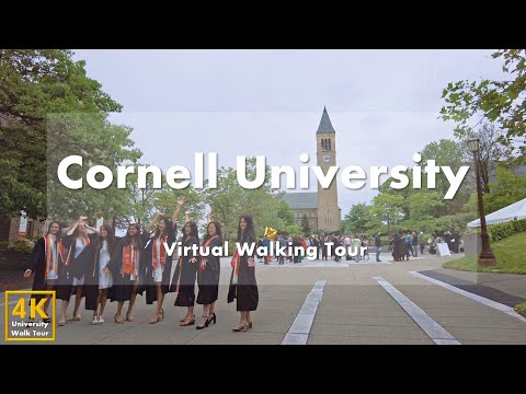Видео: Корнельский университет (Cornell University) - Виртуальная пешеходная экскурсия [4k 60fps]