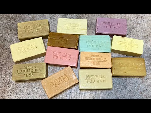 Видео: ASMR Soap/ cutting dry soap/ резка сухого мыла
