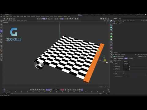 Видео: Как скрутить рулет в Cinema 4D