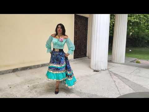 Видео: Цыганский танец. Урок № 7.  "Эстрадный шаг". Земфира Архинчеева. "Zemfira studio"