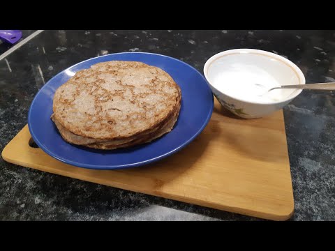 Видео: Блины из ржаной муки// без молока