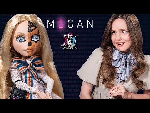 Видео: ПУГАЮЩАЯ КУКЛА С ДВУМЯ ЛИЦАМИ😱 Обзор M3GAN Skullector Monster High