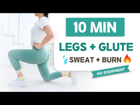Видео: 10-минутная тренировка для ног и ягодиц – без оборудования