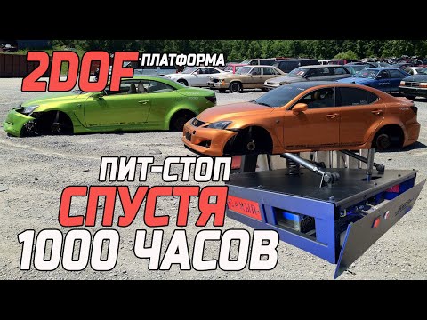 Видео: Подвижная платформа 3DOF сломалась спустя год