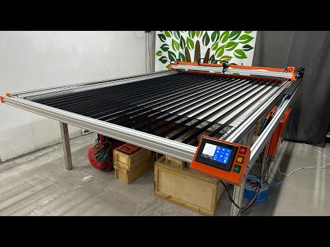 Видео: Станко комплект СО2 лазера 155х250см.