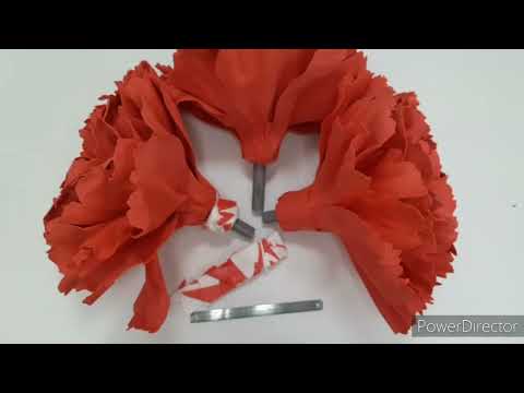 Видео: Ростовая Гвоздика. Гвоздика из изолона Мастер Класс