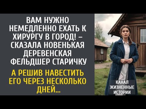 Видео: Срочно к хирургу в город! – сказала новенькая деревенская фельдшер старичку… А решив навестить его…