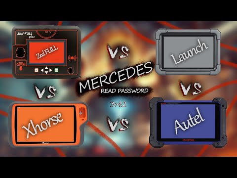 Видео: Autel VS Launch VS Xhorse VS Zed Full - Mercedes Read Password / Add Key Speed Test Кто бестрее?