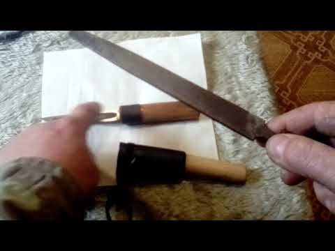 Видео: Нож "ЯКУТ"нужен ли Вам(без ковки,без термички из напильника)