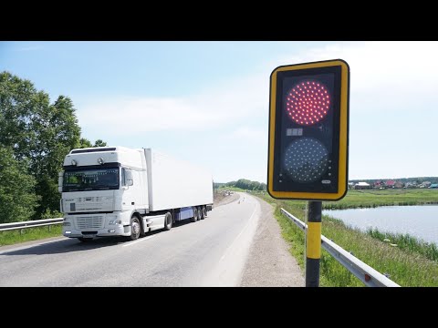 Видео: Мобильные светофоры ITS производства ООО "Айтехникс"