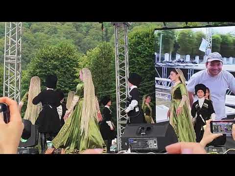 Видео: 16.08.25г г Нальчик район Долинский Конкурс Балкарских Хычынов Ансамбль Балкария 