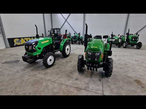 Видео: Минитрактор CATMANN XD-30.4 сравнение с XD-25.4