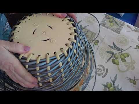 Видео: Стильные кашпо из полиротанга.  Часть 3. Прячем хвостики