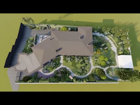 Видео: "Современный малоуходный сад"