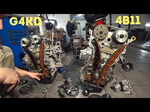 Видео: Как сделать из двигателя Mitsubishi 4B11 мотор  Киа G4KD