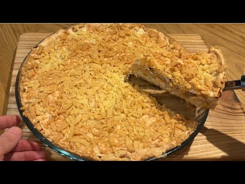 Видео: Тёртый Яблочный пирог🍎🥧. Любимый пирог мужа #яблочныйпирог #рецепт #пирог 