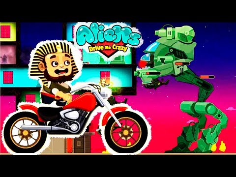 Видео: гонки aliens drive me crazy #14 МОНСТР ТРАКИ диноробот тачки VIDEO cars game игра