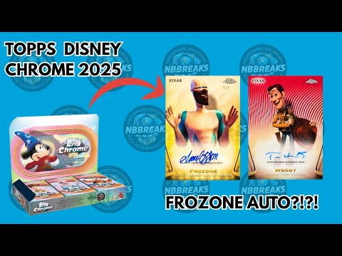 Видео: Открываем совершенно новый набор Topps Disney Chrome 2025 Hobby Box — сможем ли мы найти там авто...
