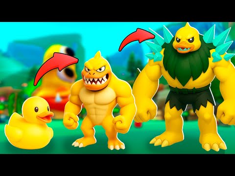 Видео: Быстрая прокачка в Эволюции от Брейнрот до утки в Duck Evolution Роблокс !