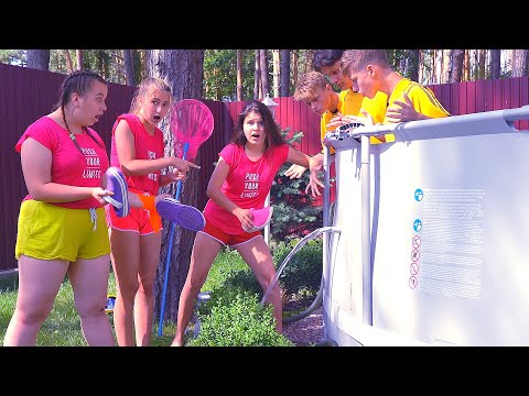 Видео: Кто ПРОБИЛ НАМ БАССЕЙН? В Лагере ХА́ОС!!!
