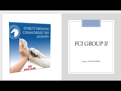 Видео: Особенности судейства десяти групп пород FCI: Группа II | «Ответственное собаководство онлайн»