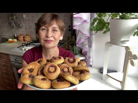 Видео: ☕🍪Вкус детства. Пышное печенье на кефире. Простейший рецепт вкусного печенья.